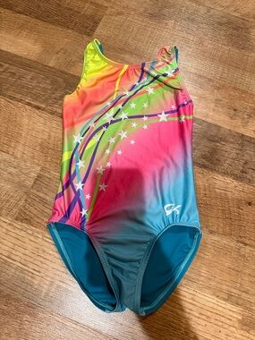 Kids' Rainbow Star Leotard - Size CS
